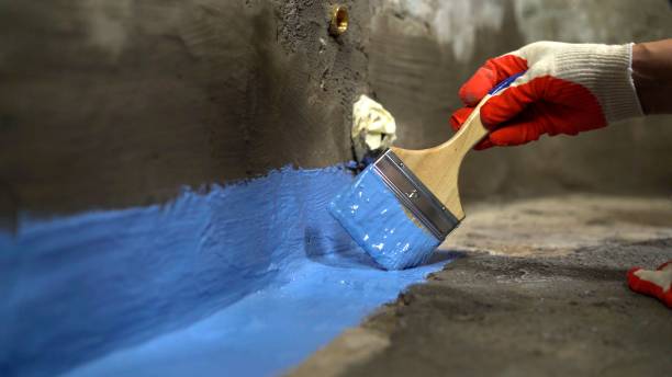 Commercial Basement Waterproofing project at a Leesburg, VA business property by SJ Waterproofing Pros